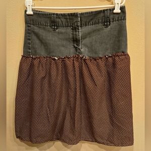 Upcycled skirt made from Chaus jeans.  Size 10. $5 w bundle of 3+